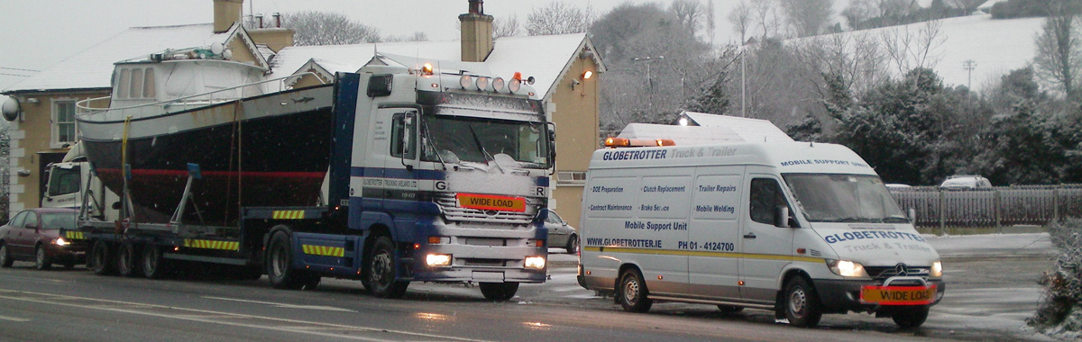 Globetrotter Trucking Ireland Ltd. - contact us page
